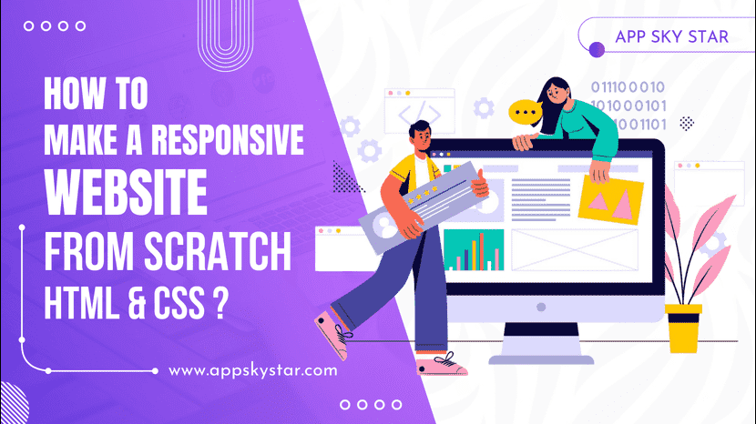 How to Make a Responsive Website from scratch (HTML & CSS)?